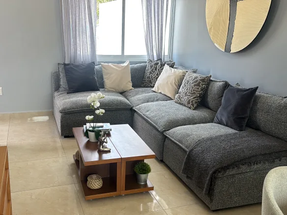 Sala – casa de 3 recámaras en Playa del Carmen
