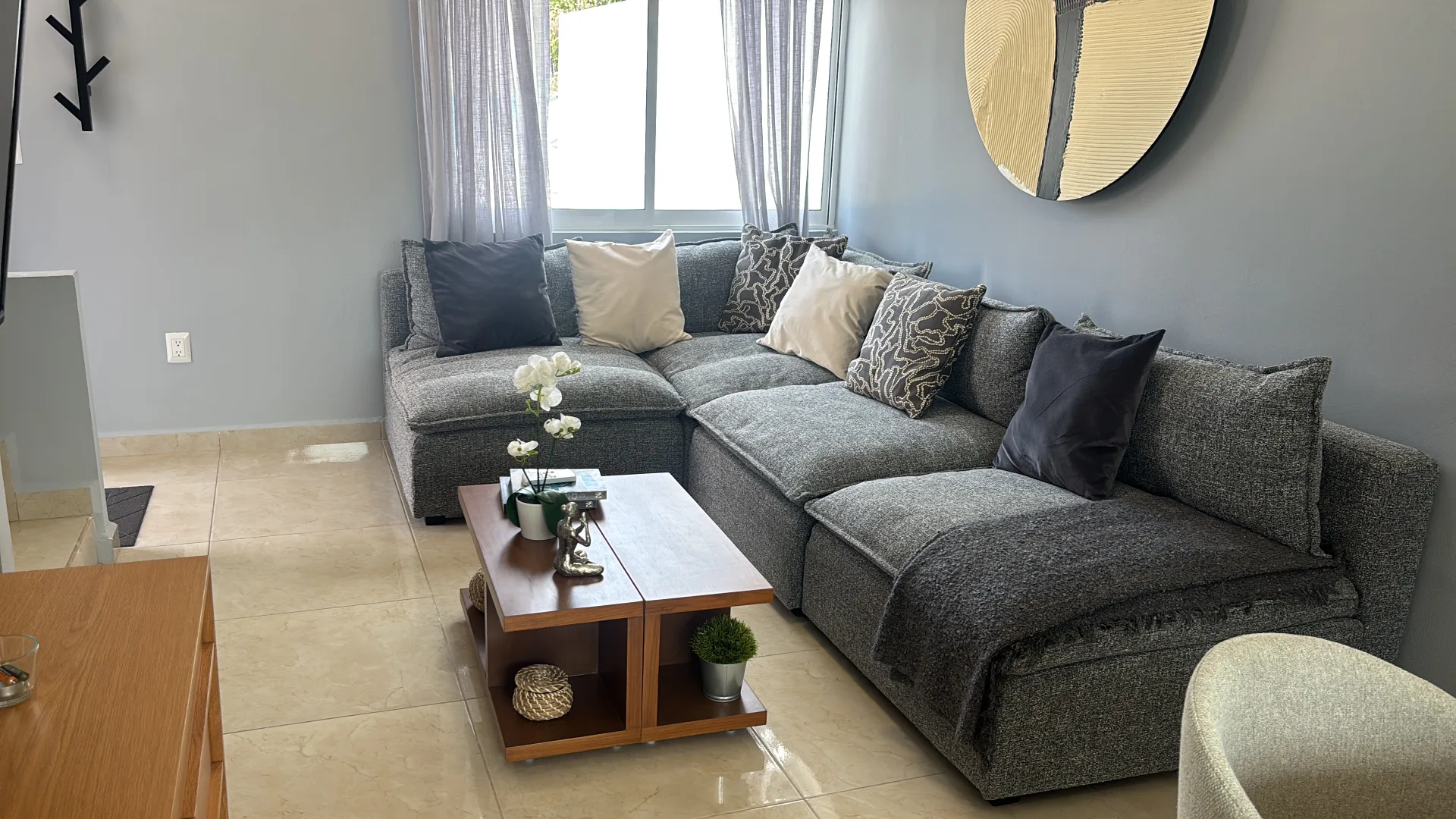 Living room – 3-bedroom house in Playa del Carmen