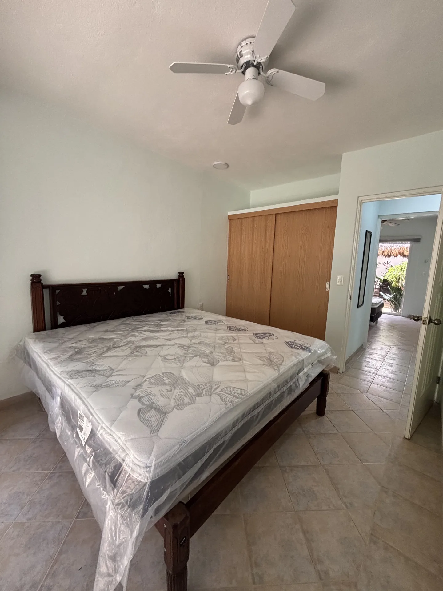 Bedroom with closet – 2-bedroom condo for rent in Playacar Phase 2