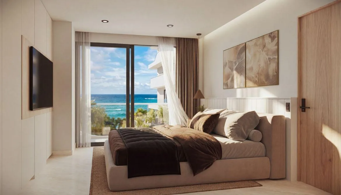 Departamento de 1 recámara y 2 baños en venta en Costa Mujeres, Cancún