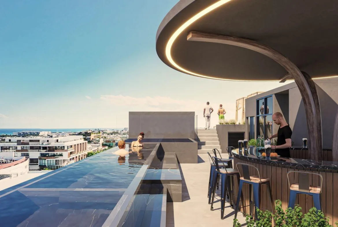 Departamento de 1 recámara amueblado en venta en Playa del Carmen