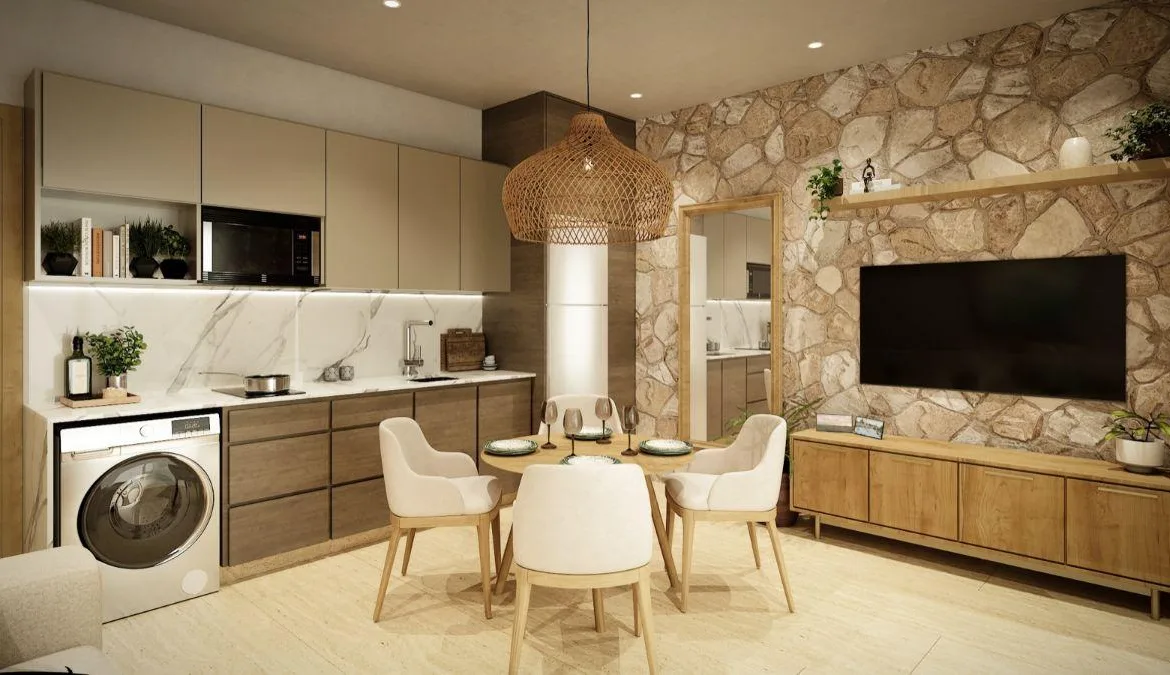 Furnished 1-Bedroom Condo for Sale in Playa del Carmen | 8 Min from the Beach | Rooftop