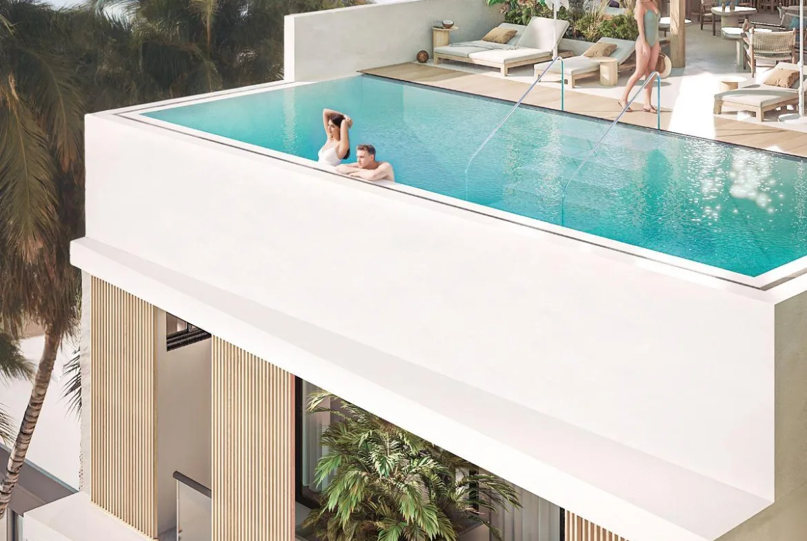 Furnished 1-Bedroom Condo with Partial Ocean View for Sale in Playa del Carmen