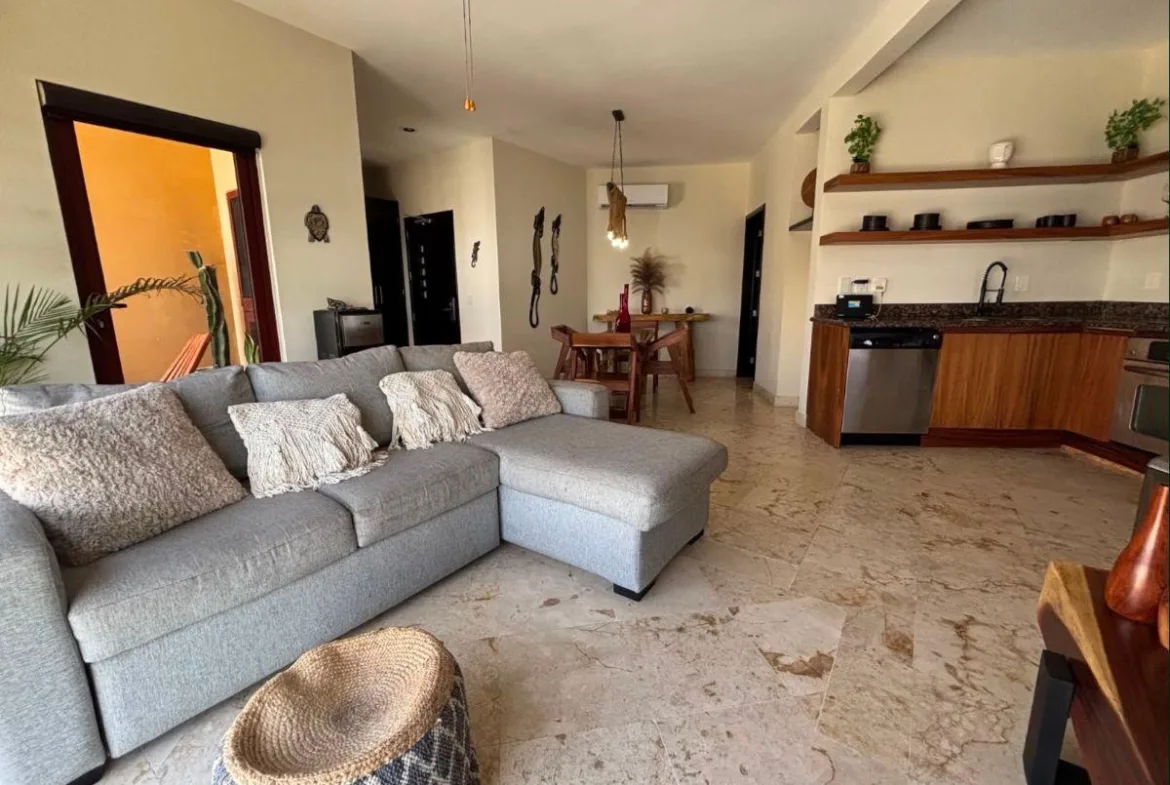 Departamento de 1 recámara frente al mar en venta en Playa del Carmen