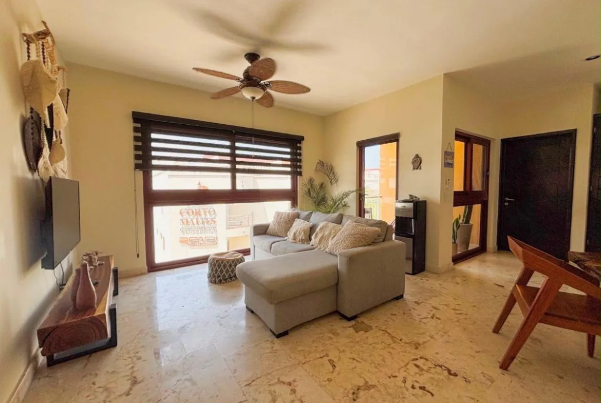 Departamento de 1 recámara frente al mar en venta en Playa del Carmen