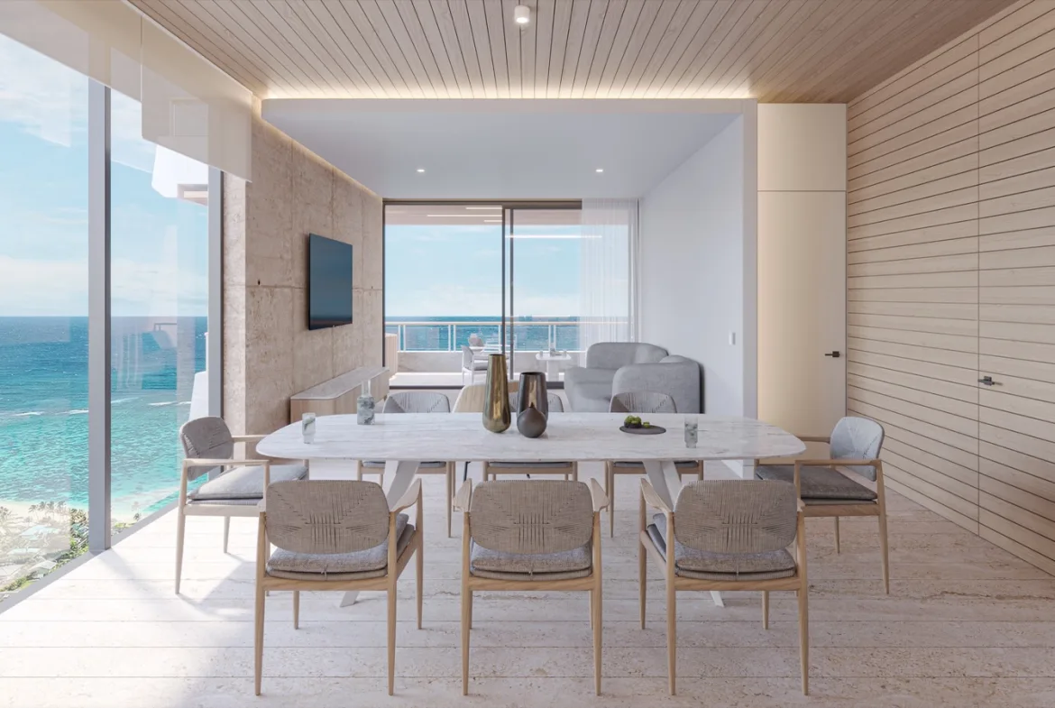 Departamento de 1 recámara frente al mar en venta en Puerto Morelos