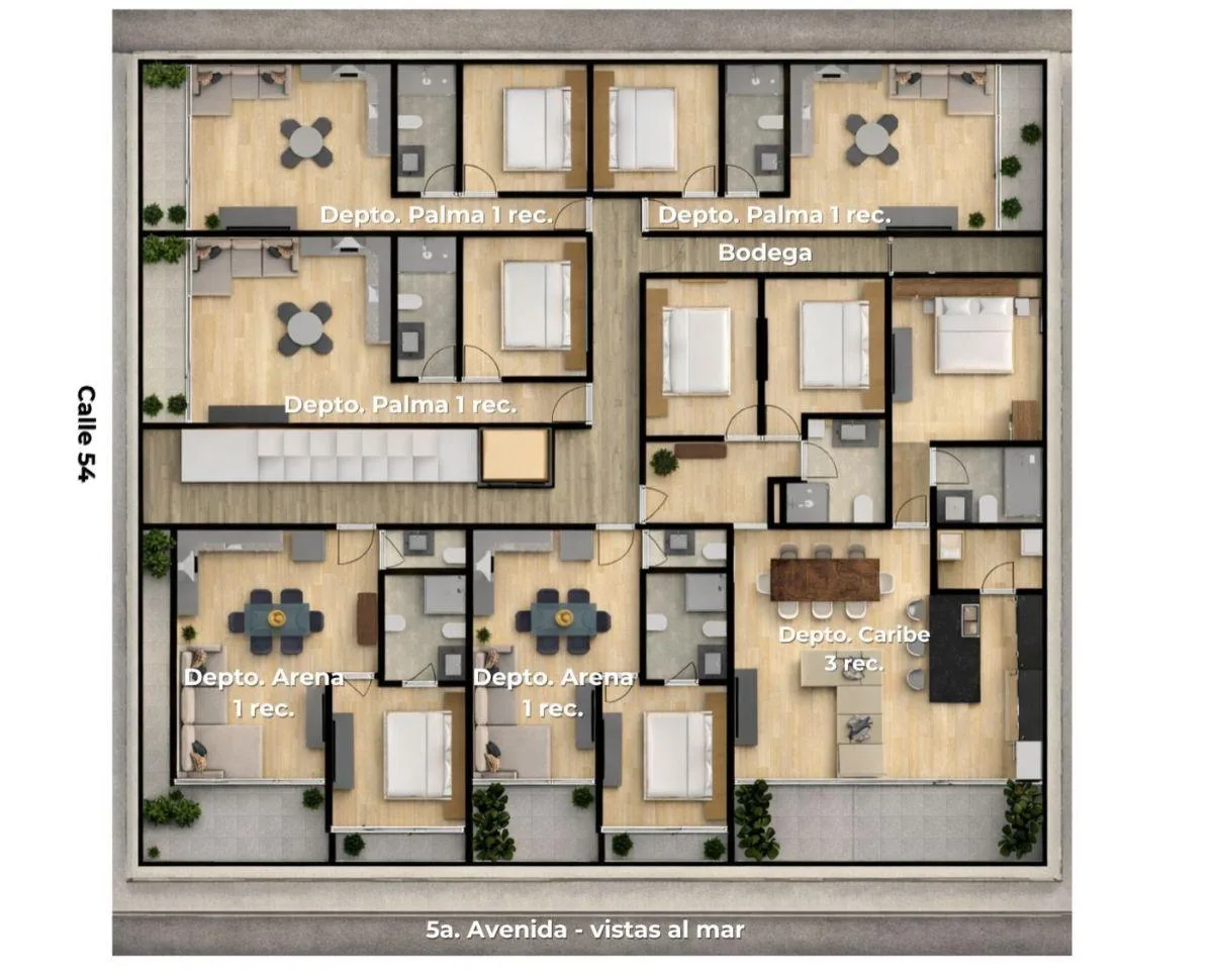 1-Bedroom Condo with Terrace for Sale in Playa del Carmen | Steps from the Beach and Fifth Avenue