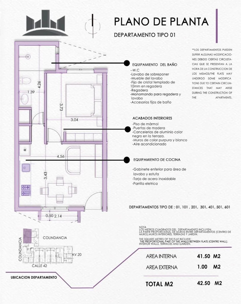 1-Bedroom Condo for Sale in Playa del Carmen | A Few Blocks from the Beach | Rooftop Pool