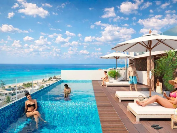 Departamento de 2 recámaras amueblado en venta en Playa del Carmen