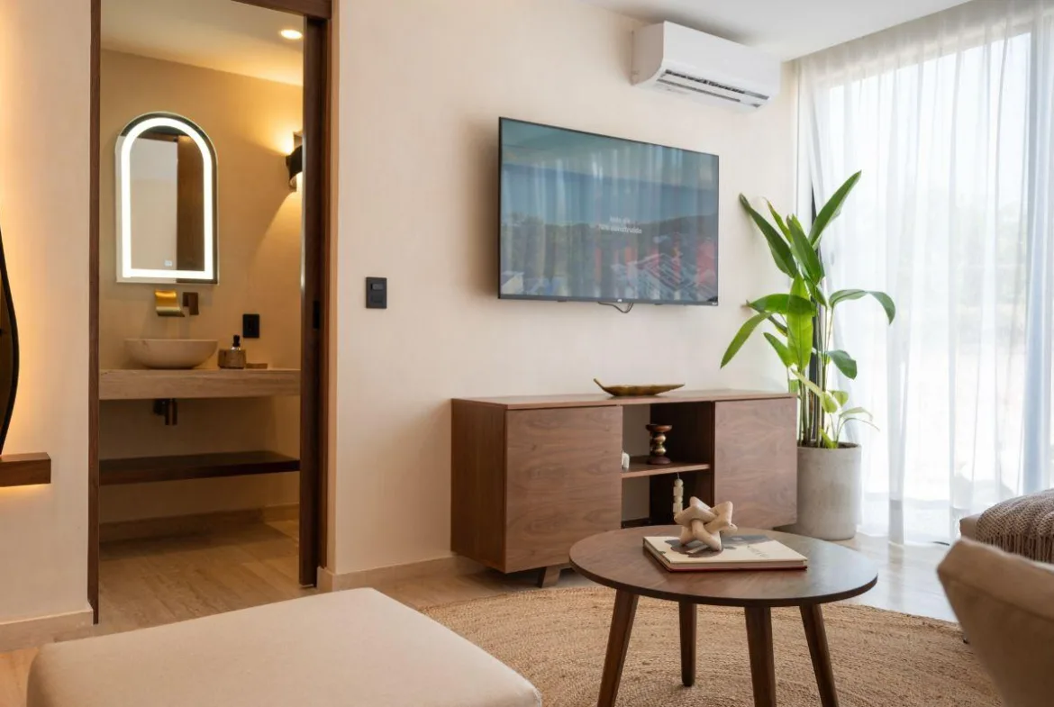 Departamento de 2 recámaras amueblado en venta en Playa del Carmen