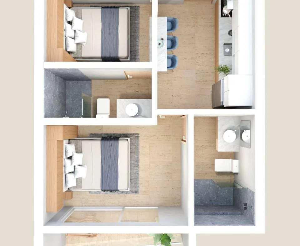 Furnished 2-Bedroom Condo for Sale in Playa del Carmen | Minutes from the Beach | Ocean-View Rooftop