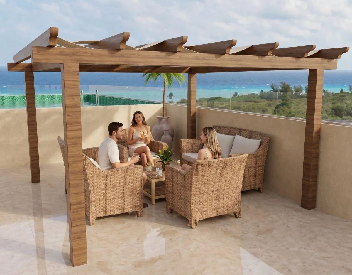 Departamento de 2 recámaras amueblado en venta en Playa del Carmen