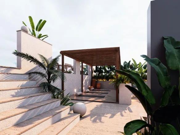 Departamento de 2 recámaras en esquina en venta en Playa del Carmen