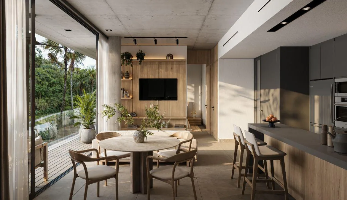 Departamento de 2 recámaras con estudio en venta en Playacar, Playa del Carmen