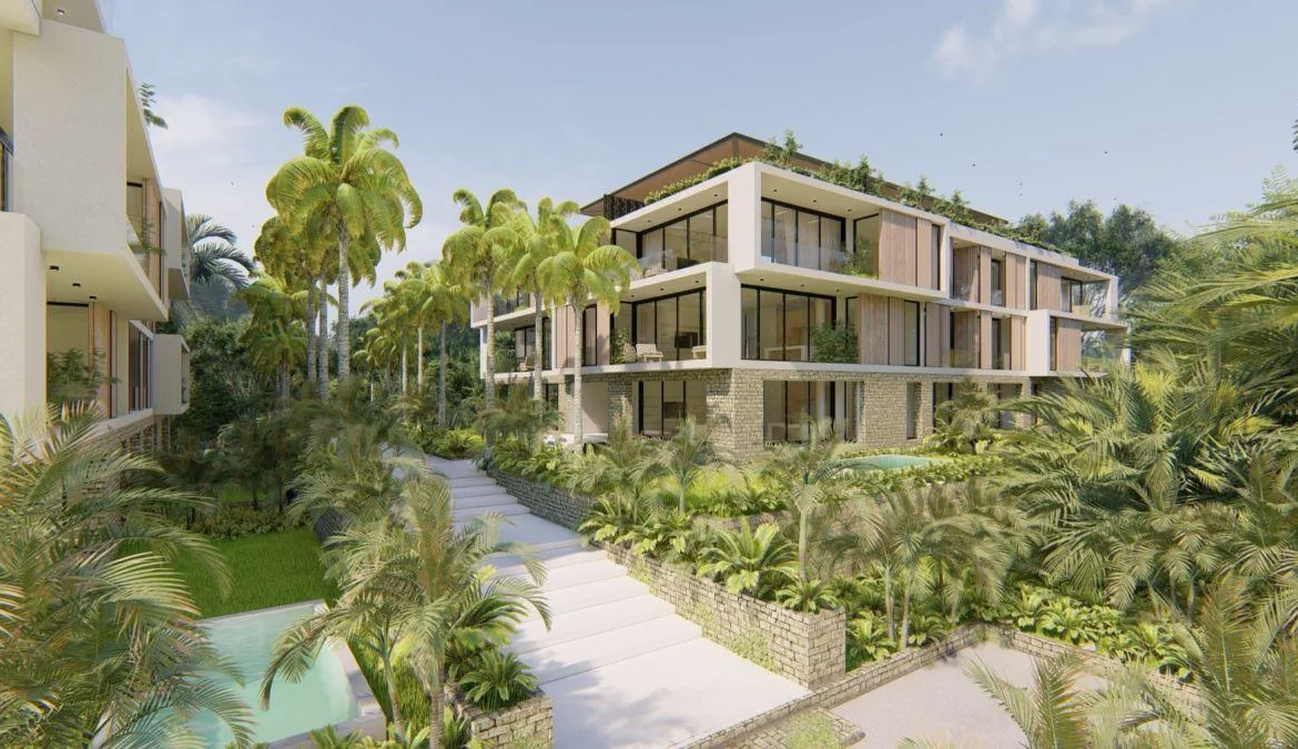 Departamento de 2 recámaras con estudio en venta en Playacar, Playa del Carmen