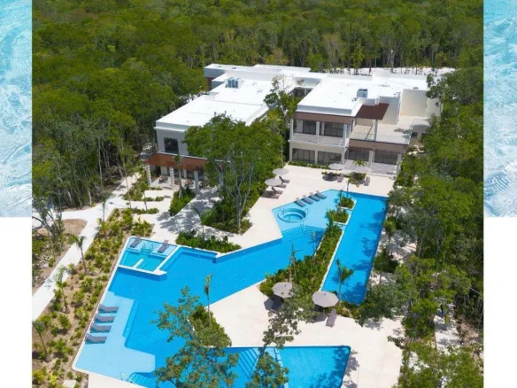 Departamento de 2 recámaras con jardín privado en venta en Playa del Carmen