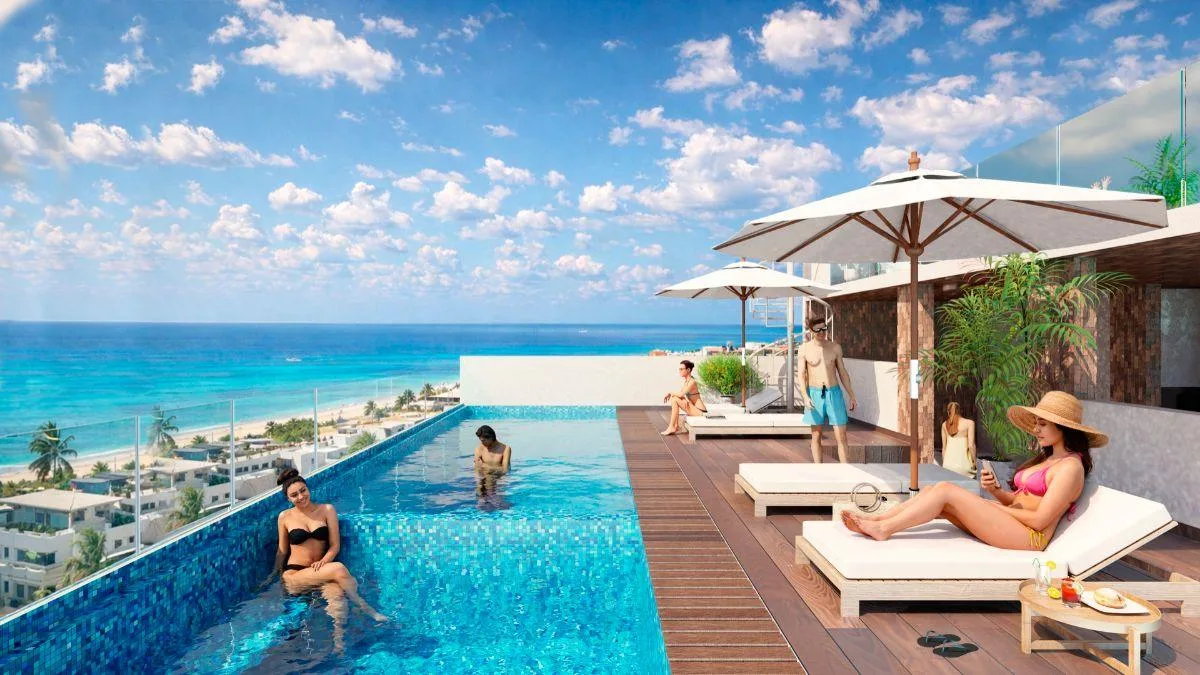 Furnished 2-Bedroom Lock-Off Condo for Sale in Playa del Carmen | Near the Beach | Rooftop