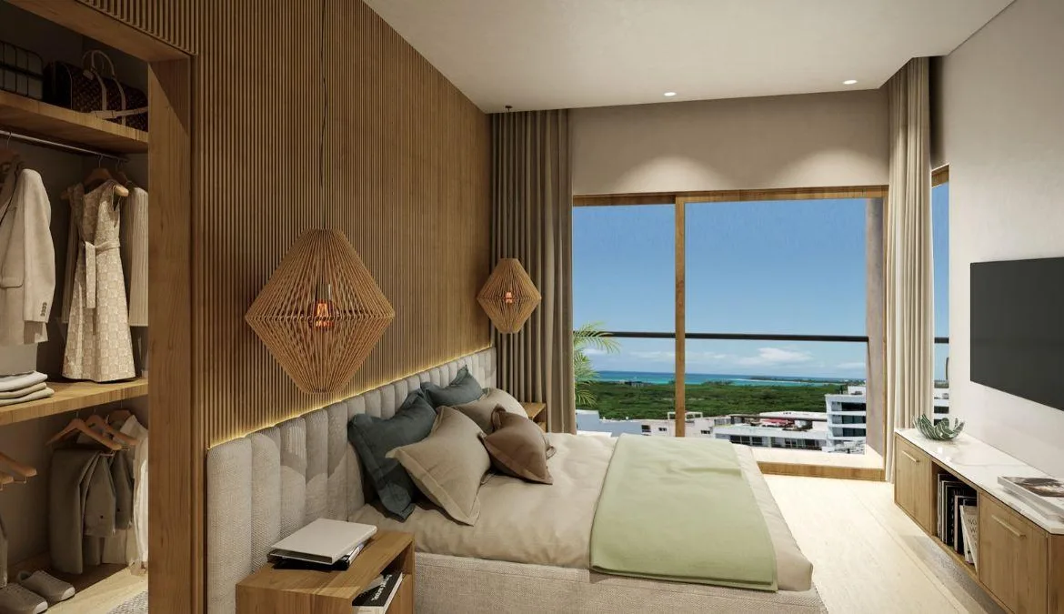 Departamento de 2 recámaras lock-off amueblado en venta en Playa del Carmen