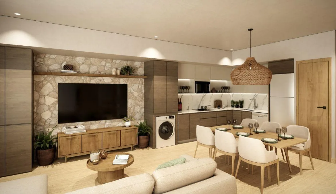 Departamento de 2 recámaras lock-off amueblado en venta en Playa del Carmen