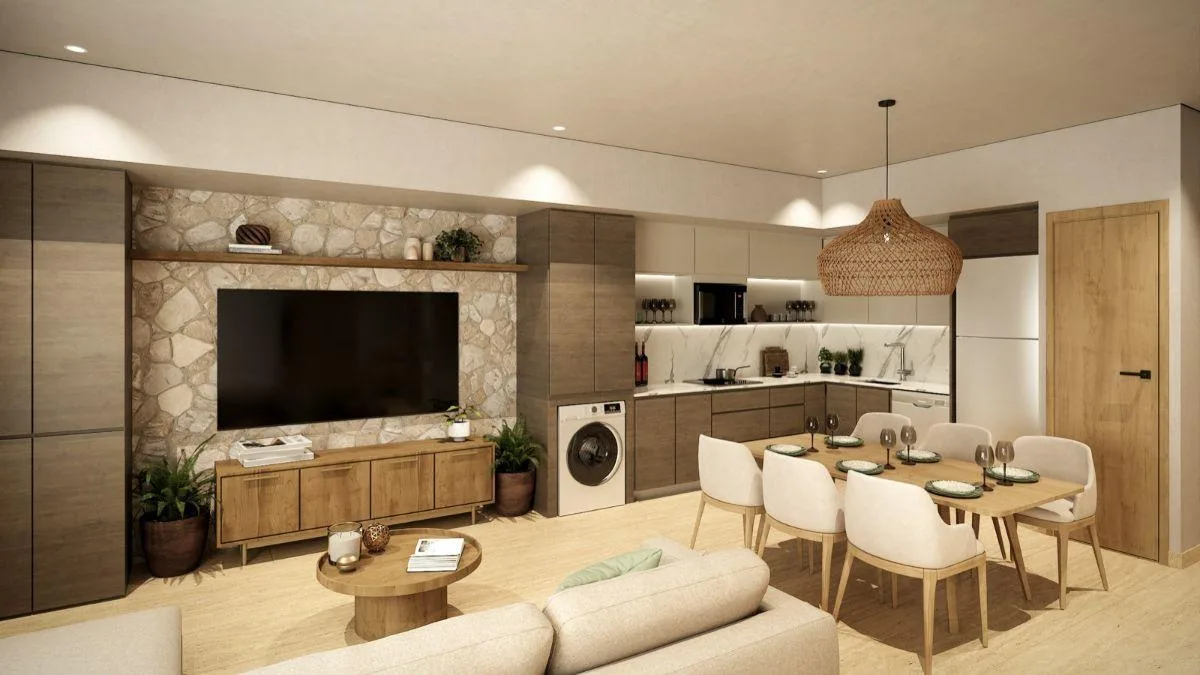 Departamento de 2 recámaras lock-off amueblado en venta en Playa del Carmen
