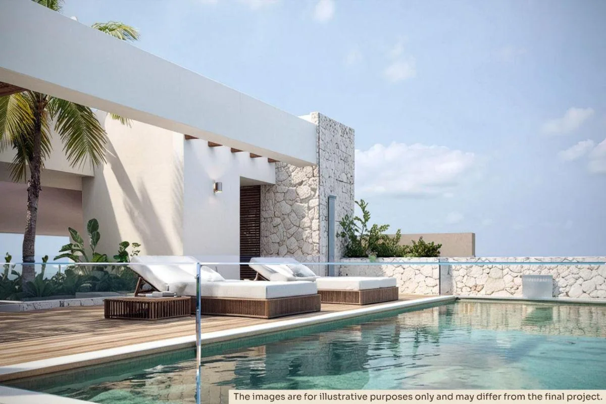 Departamento de 2 recámaras lock-off amueblado en venta en Playa del Carmen