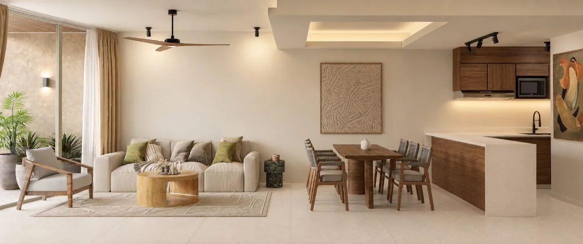 2-Bedroom Lock-Off Condo for Sale in Downtown Playa del Carmen | Ocean-View Rooftop