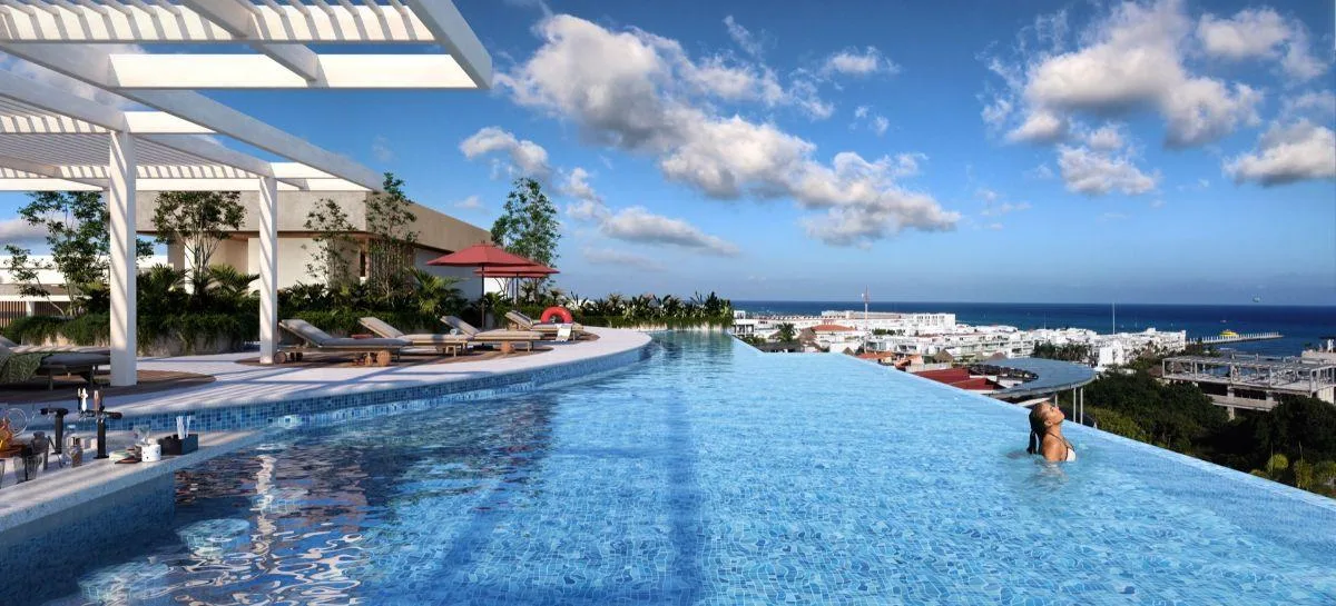 2-Bedroom Lock-Off Condo for Sale in Downtown Playa del Carmen | Ocean-View Rooftop