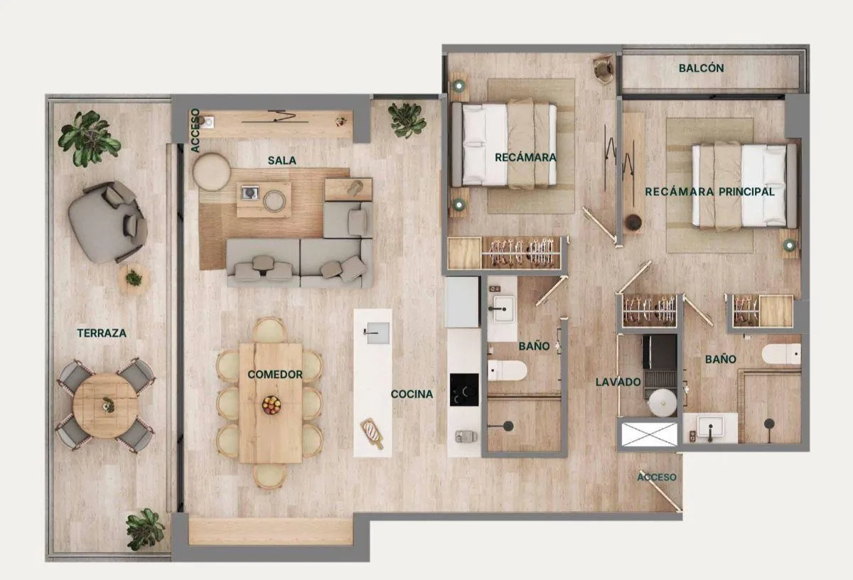 2-Bedroom Condo for Sale in Cancún | 15 Min from the Beach | Puerto Cancún Views