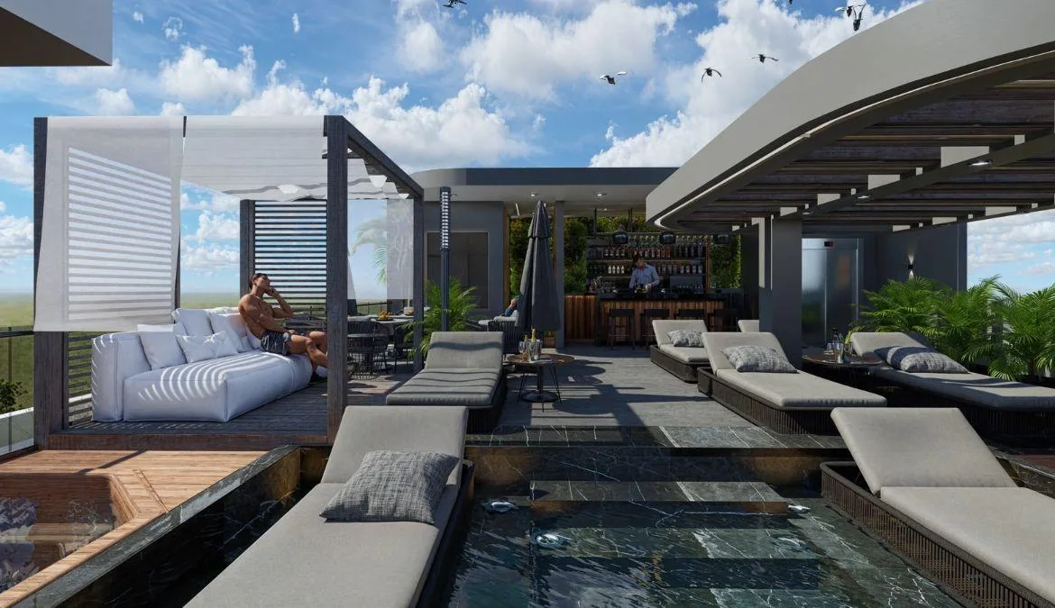 2-Bedroom Condo for Sale in Playa del Carmen | 4-Minute Walk to the Beach | Rooftop Pool