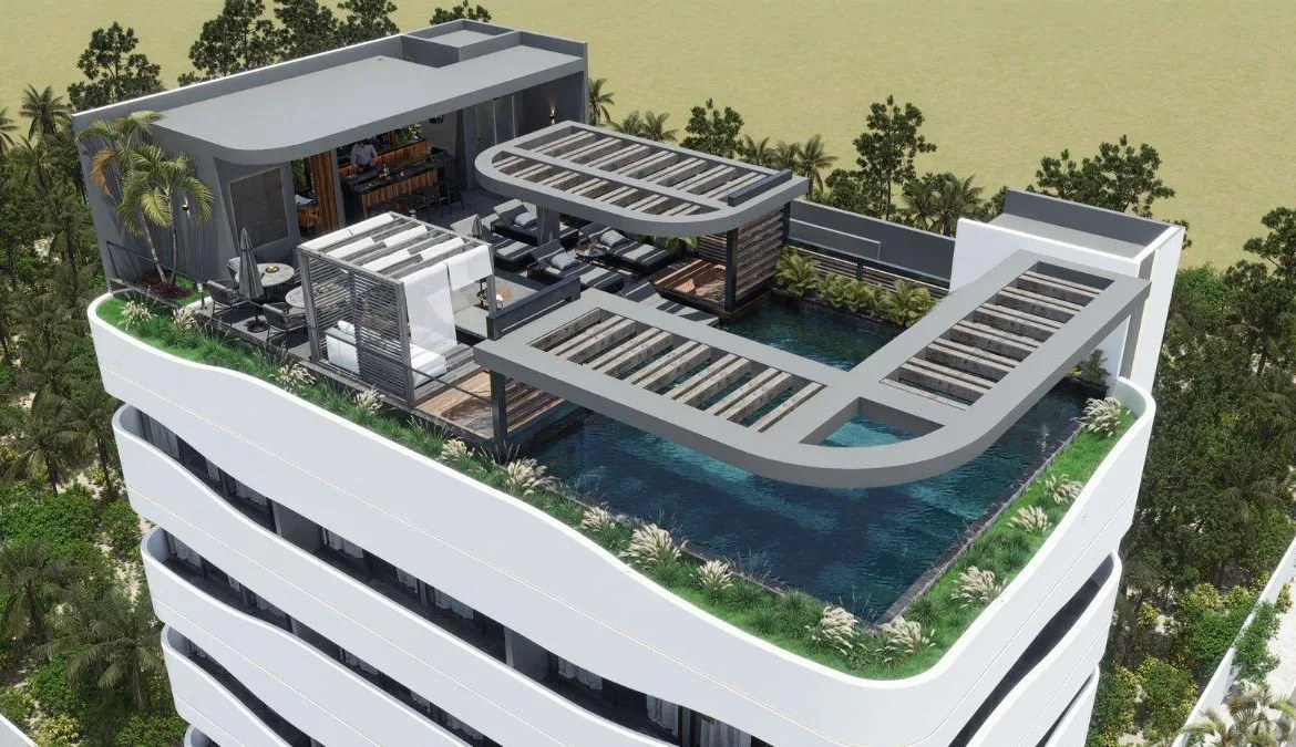 2-Bedroom Condo for Sale in Playa del Carmen | 4-Minute Walk to the Beach | Rooftop Pool