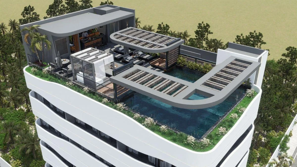 2-Bedroom Condo for Sale in Playa del Carmen | 4-Minute Walk to the Beach | Rooftop Pool