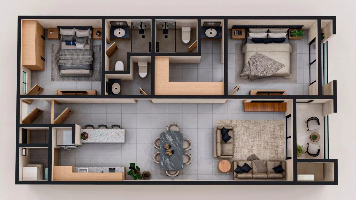 2-Bedroom Condo for Sale in Playa del Carmen | 7 Minutes from the Beach | Pool, Bowling and Padel