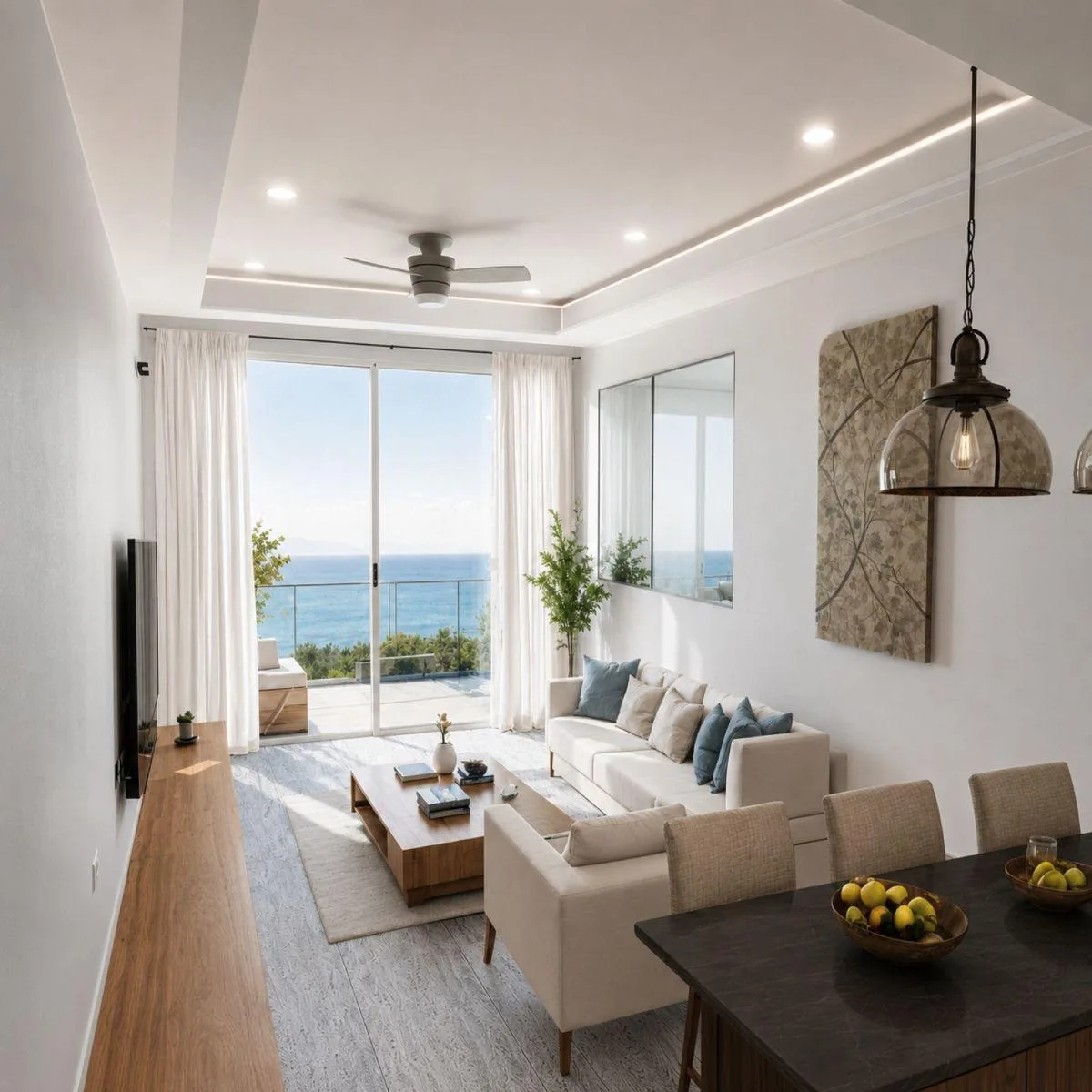 Departamento de 2 recámaras con vista al mar y alberca privada en venta en Puerto Morelos