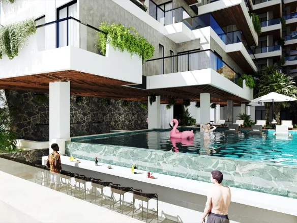 Departamento de 2 recámaras con vista al mar en venta en Costa Mujeres, Cancún