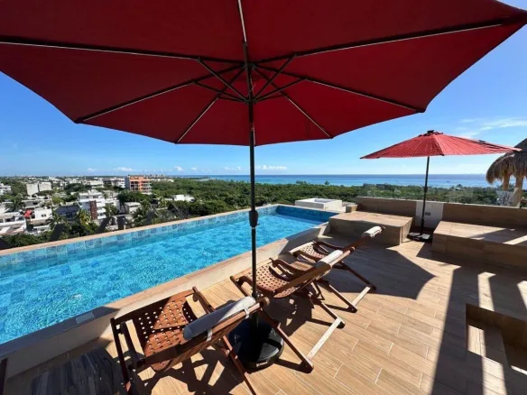 Estudio con balcón en venta en Playa del Carmen