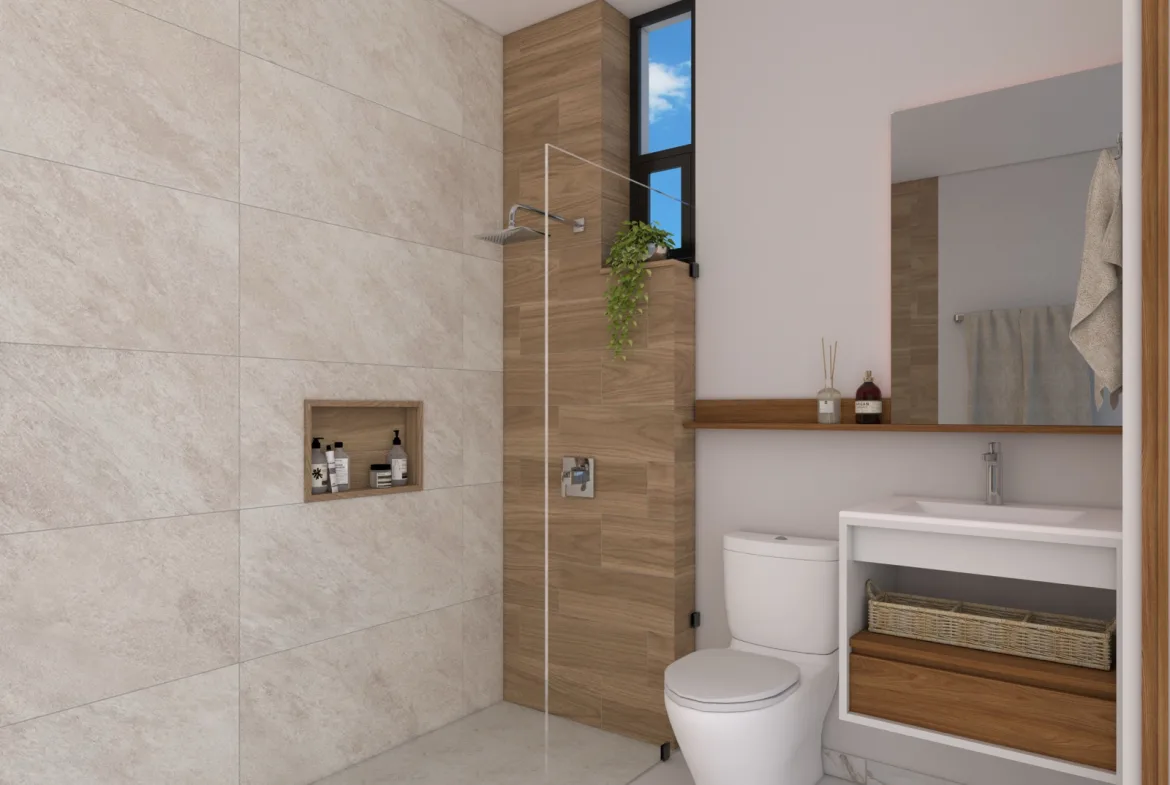 Studio with Balcony for Sale in Playa del Carmen | 750 m from the Beach | Rooftop Pool and Jacuzzi