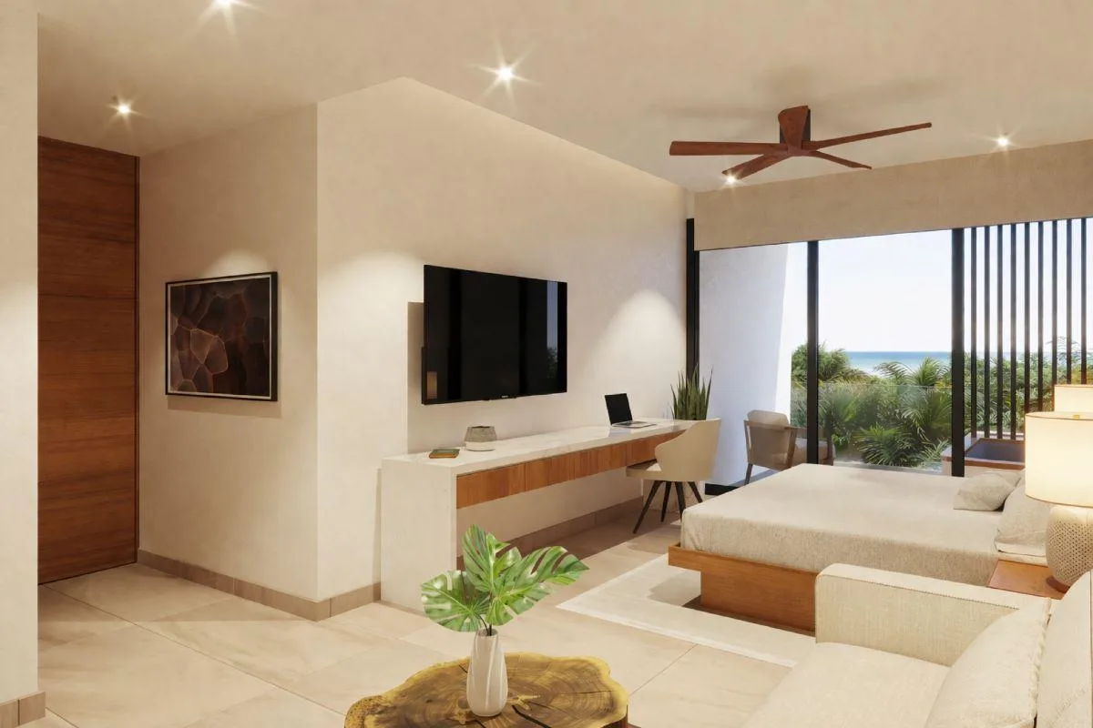 Ocean-View Studio with Private Jacuzzi for Sale in Playa del Carmen | On Fifth Avenue