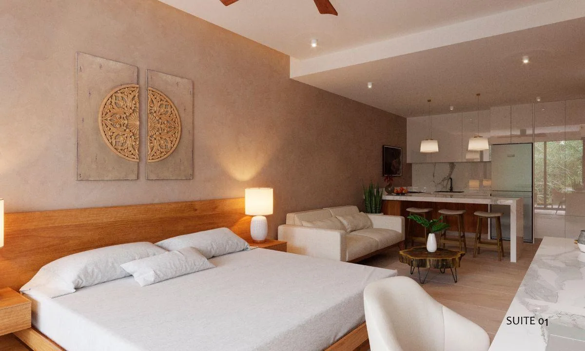Ocean-View Studio with Private Jacuzzi for Sale in Playa del Carmen | On Fifth Avenue