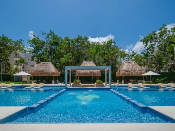 Garden House de 2 recámaras con jardín privado en venta en Puerto Morelos