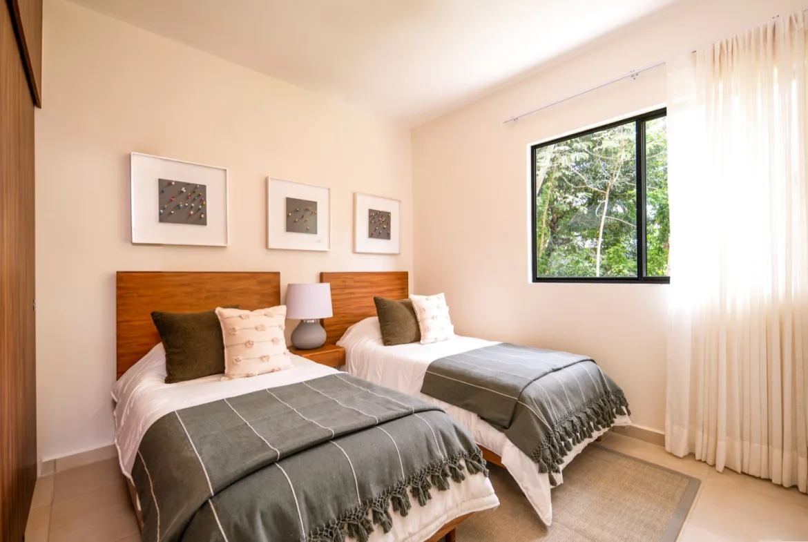 Garden House de 2 recámaras con jardín privado en venta en Puerto Morelos