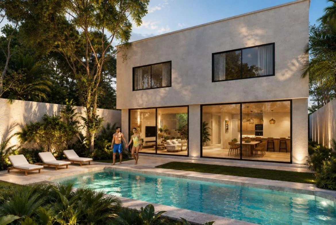 Lote de 434 m² + casa de 3 recámaras en venta en Playa del Carmen