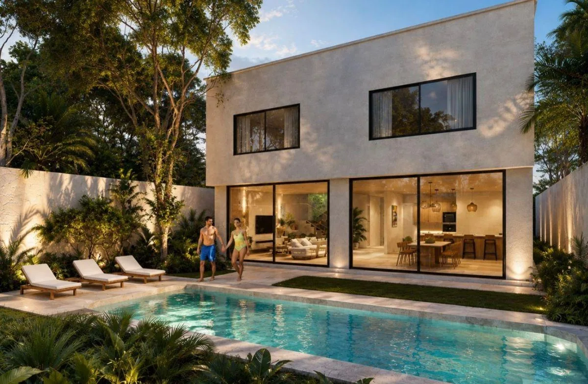 Lote de 434 m² + casa de 3 recámaras en venta en Playa del Carmen