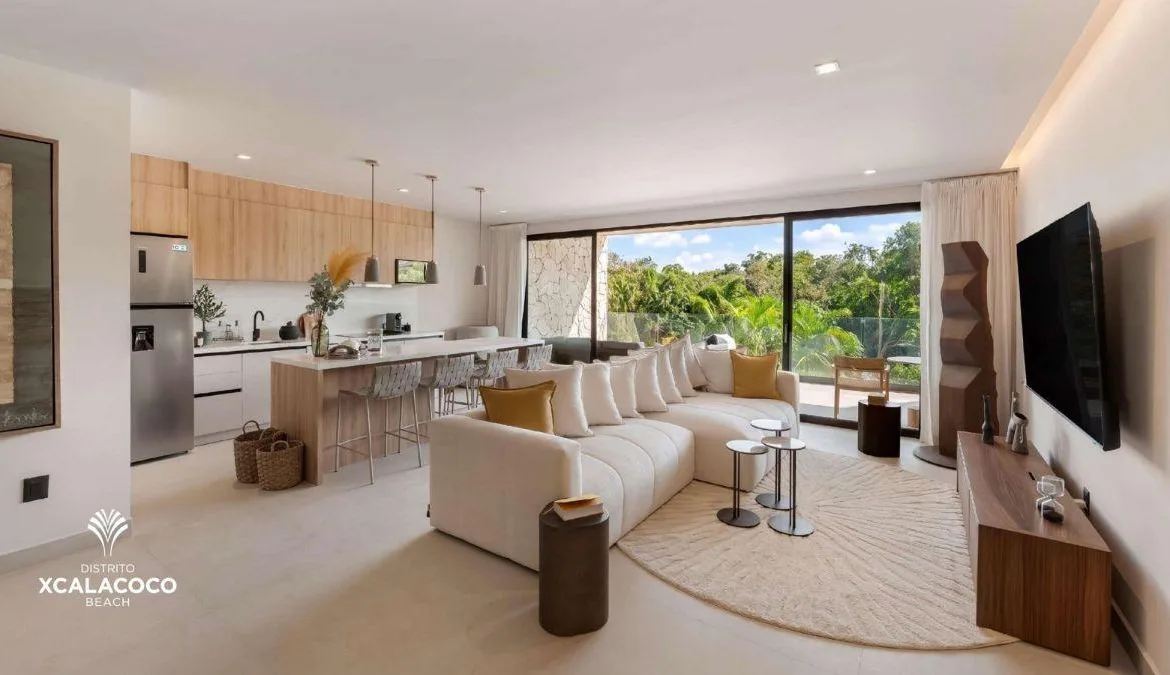 2-Bedroom Penthouse with Private Rooftop and Jacuzzi for Sale in Playa del Carmen | Beach Club