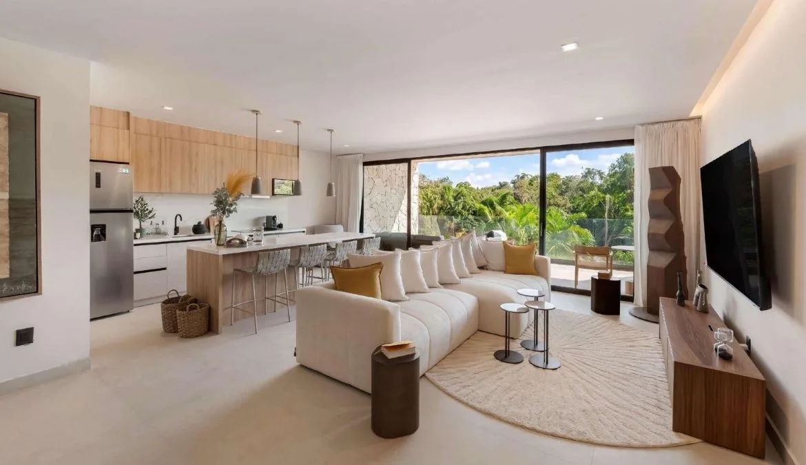 2-Bedroom Penthouse with Private Rooftop and Jacuzzi for Sale in Playa del Carmen | Beach Club